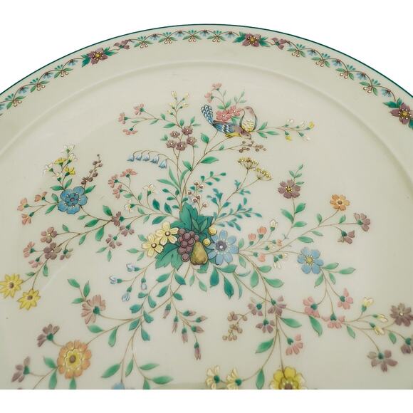 Vintage Noritake Japan Paradise Green 8223 W80 Set of 8 Bread and Butter Plates - Picture 2 of 11